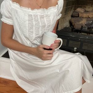 1910’s cotton handmade chemise or nap dress